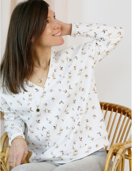 Sweatshirt-Schnittmuster, Pullover Horizon - Atelier Scämmit