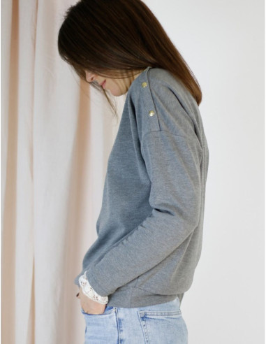 Sweatshirt-Schnittmuster, Pullover Horizon - Atelier Scämmit