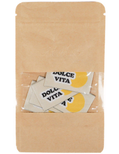 Satz von 5 gewebten Etiketten - Dolce Vita