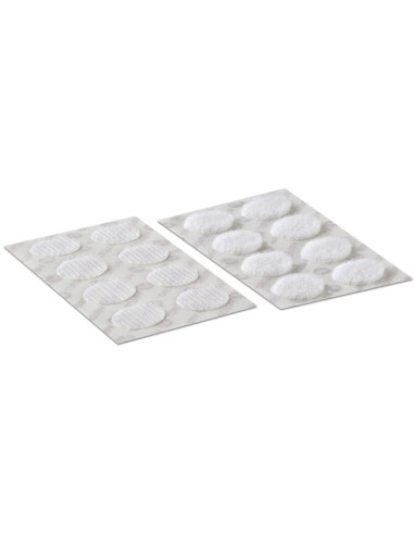 VELCRO® Marken selbstklebende Klettpunkte 16mm x 16 weiß
