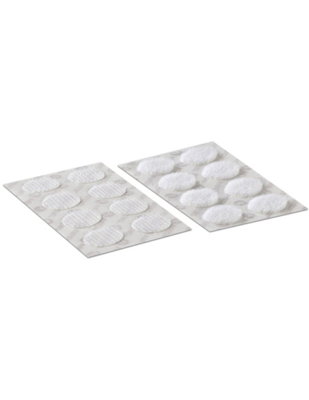 VELCRO® Marken selbstklebende Klettpunkte 16mm x 16 weiß