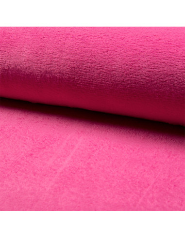 Kuscheliger Plüschstoff - Fuchsia