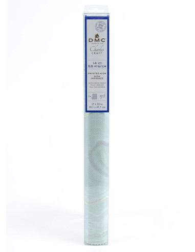 DMC bedruckter Aida-Stoff 5,5 zum Sticken - Malachit