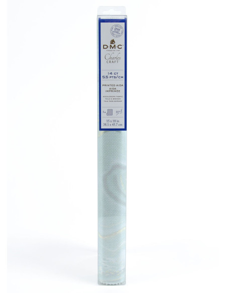 DMC bedruckter Aida-Stoff 5,5 zum Sticken - Malachit