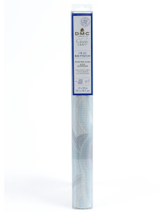 DMC bedruckter Aida-Stoff 5,5 zum Sticken - Blau Achat 2