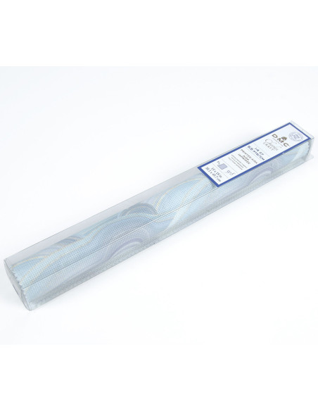 DMC bedruckter Aida-Stoff 5,5 zum Sticken - Blau Achat