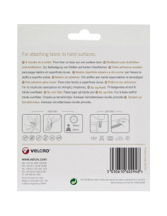 VELCRO® Marken-Klettband gemischt (selbstklebend und zum Nähen) 20mm X 5M weiß 2