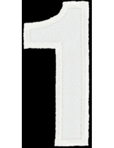 Bügelbild Zahl 1