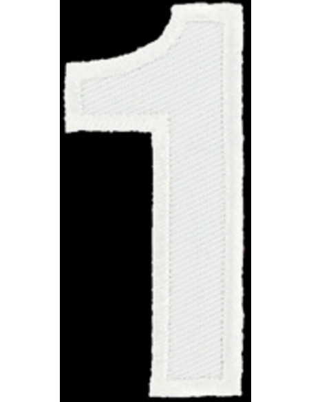 Bügelbild Zahl 1