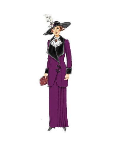 Jackenmuster, Latz und Rock - Butterick 6108