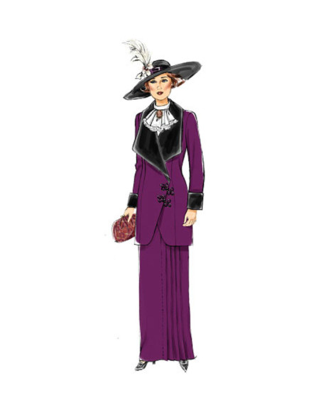 Jackenmuster, Latz und Rock - Butterick 6108