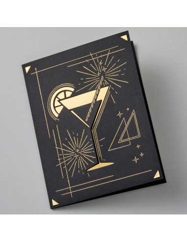 Set mit 8 Karten und Umschlägen R20 Foil Forest Grove Cricut
