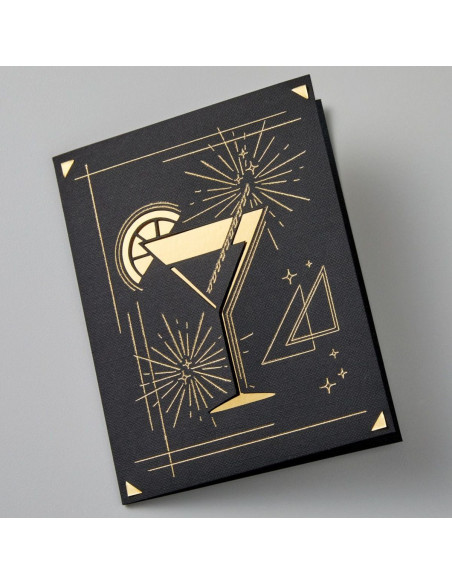 Set mit 8 Karten und Umschlägen R20 Foil Forest Grove Cricut