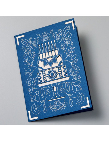 Set mit 8 Karten und Umschlägen R20 Foil Forest Grove Cricut