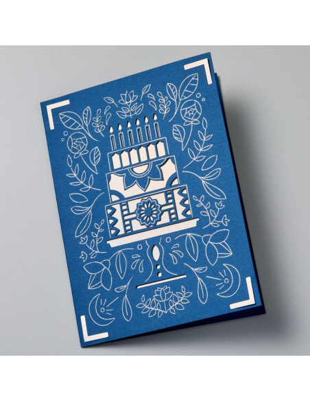 Set mit 8 Karten und Umschlägen R30 Folie Cameron Cricut Joy
