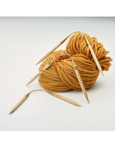Set aus addiCraSyTrio Bamboo Long Nadeln