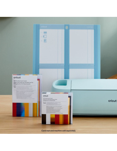 Set mit 12 Karten und Umschlägen R40 Spezialfolie Celebration Cricut