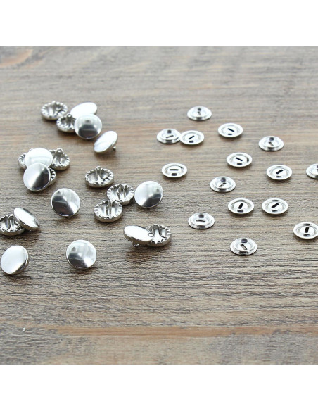 Schachtel mit 100 zu überziehenden Knöpfen - 11 mm