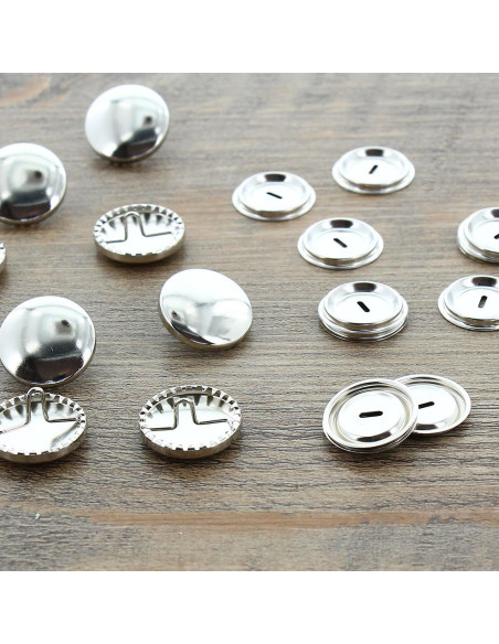 Schachtel mit 100 zu überziehenden Knöpfen - 23 mm