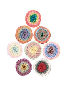 Set mit 8 Ricorumi Spin Spin Baumwollknäueln 2