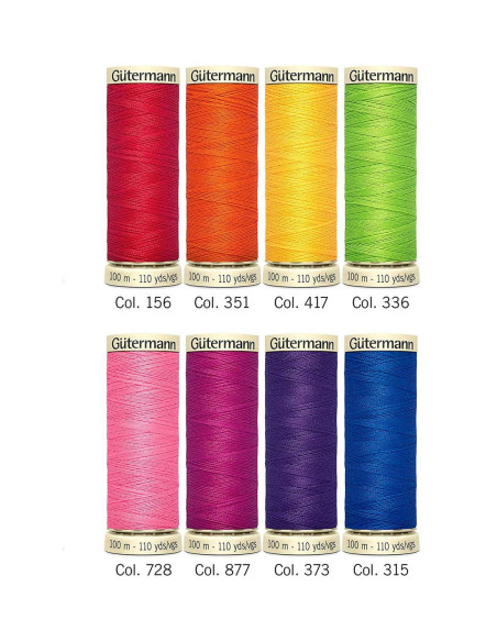 Set mit 8 Nähfäden aus Polyester Nostalgie 1928 Gütermann
