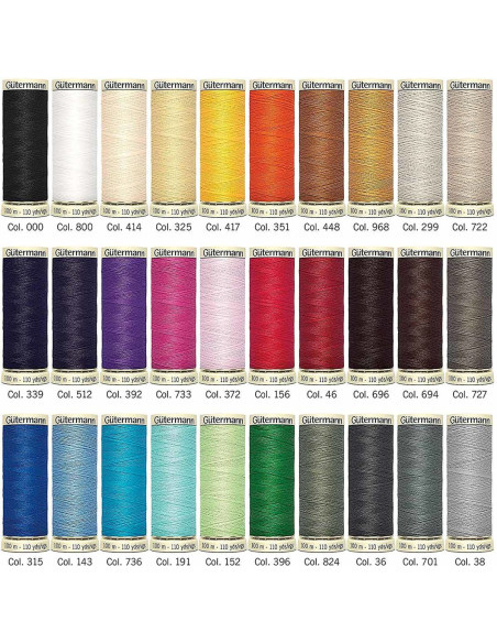 Set mit 30 Nähfäden aus Polyester Nostalgie 1930 Gütermann