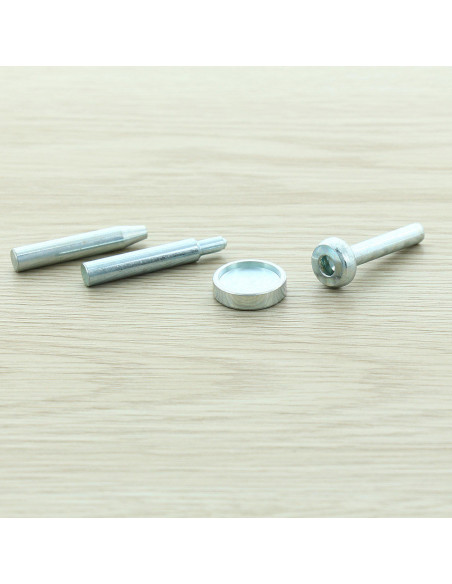 Werkzeuge zum Anbringen von Anorak-Druckknöpfen 15 mm