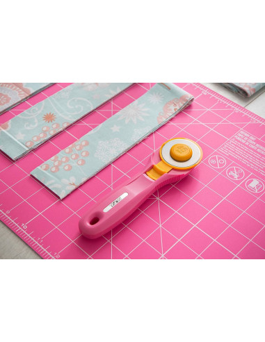 Ergonomischer Rollschneider Rose Olfa 45mm
