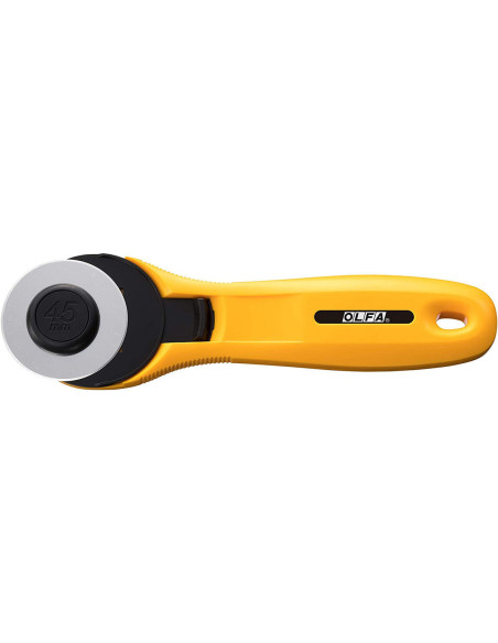 Ergonomischer gelber Olfa-Rollschneider 45mm