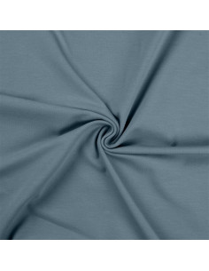 Jersey-Stoff aus Baumwolle - Blaugrau