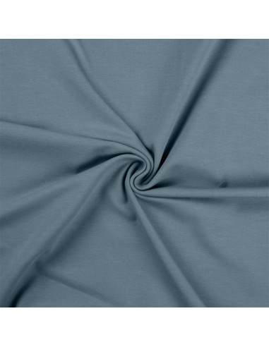 Jersey-Stoff aus Baumwolle - Blaugrau