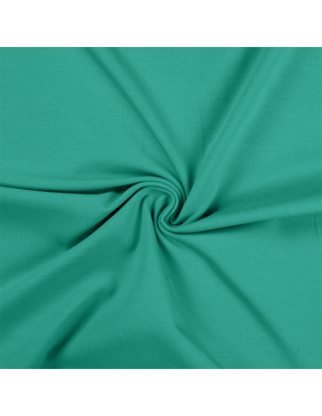 Jersey-Stoff aus Baumwolle - Tiffany-Blau