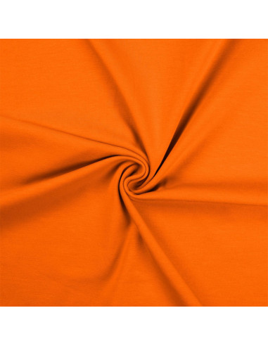 Jersey-Stoff aus Baumwolle - Orange