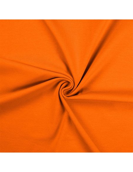 Jersey-Stoff aus Baumwolle - Orange