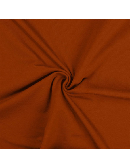 Jersey-Stoff aus Baumwolle - Cognac