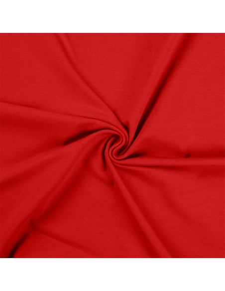 Jersey-Stoff aus Baumwolle - Rot