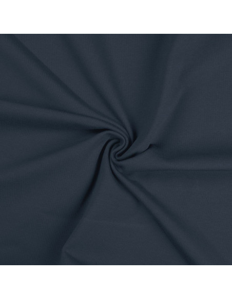 Jersey-Stoff aus Baumwolle - Denimblau