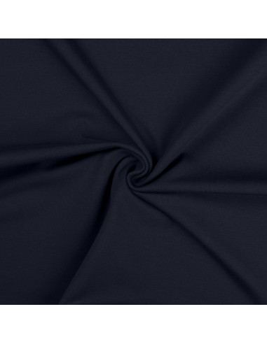 Jersey-Stoff aus Baumwolle - Marineblau