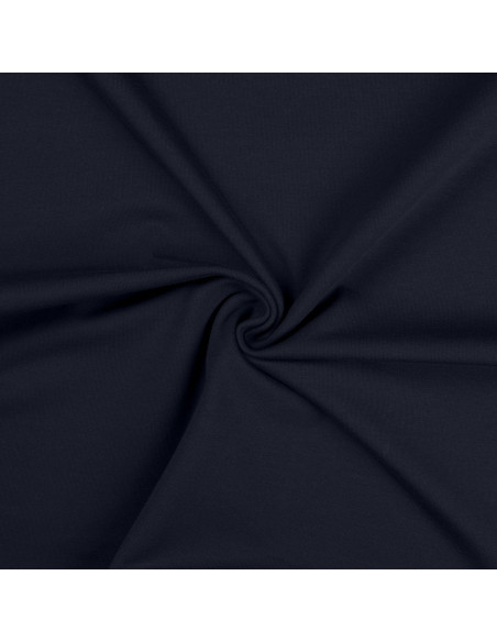 Jersey-Stoff aus Baumwolle - Marineblau