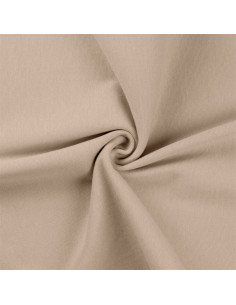 Rippstrick-Jersey-Stoff - Sand