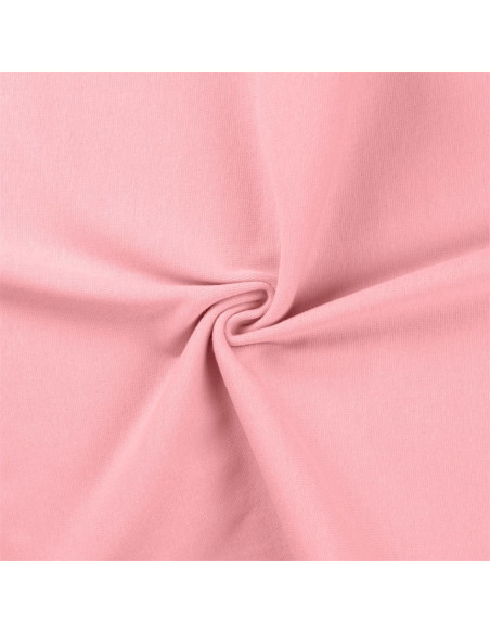 Rippstrick-Jersey-Stoff - Babyrosa