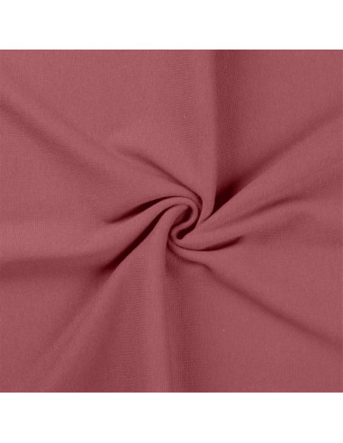 Rippenjersey-Stoff - Altrosa