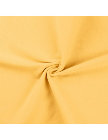 Rippstrick-Jersey-Stoff - Strohgelb