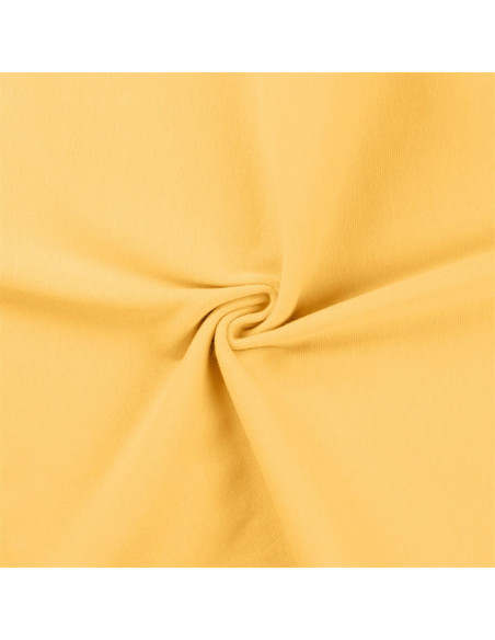 Rippstrick-Jersey-Stoff - Strohgelb