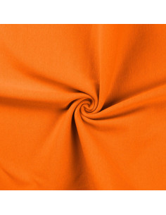 Rippstrick-Jersey-Stoff - Orange