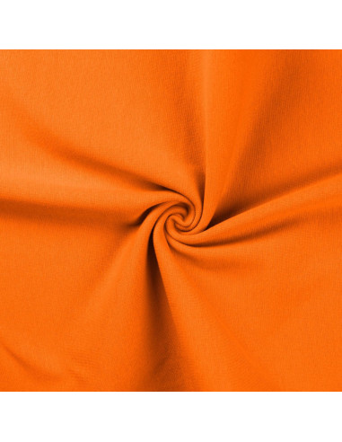 Rippstrick-Jersey-Stoff - Orange