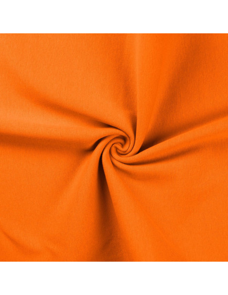 Rippstrick-Jersey-Stoff - Orange