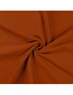 Rippstrick-Jersey-Stoff - Cognac