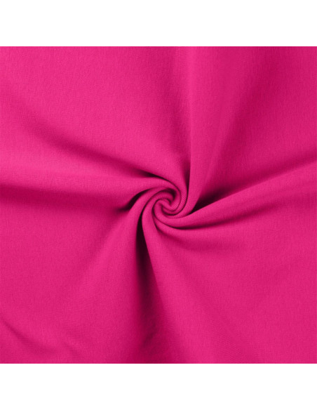 Rippstrick-Jersey-Stoff - Fuchsia
