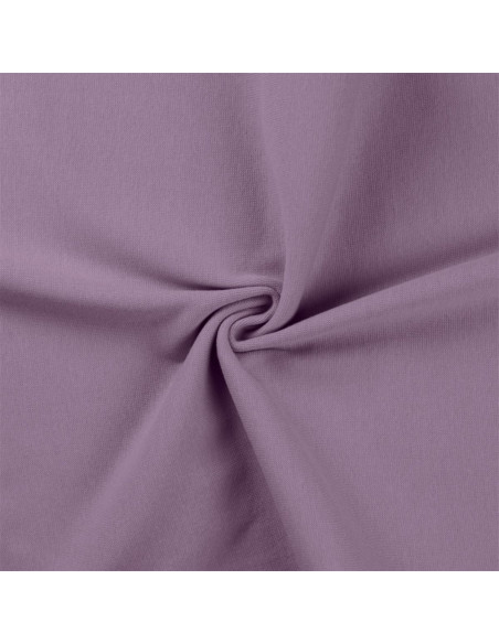 Rippstrick-Jersey-Stoff - Dunkles Lila